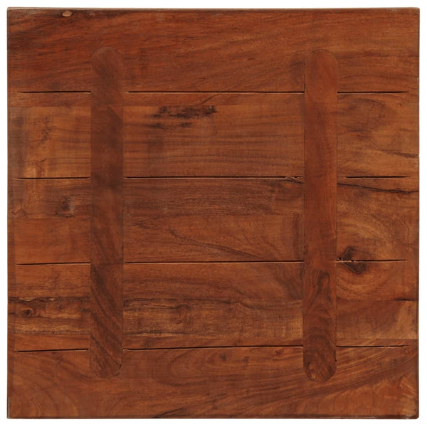 Quadratische Tischplatte Altholz 50x50 cm