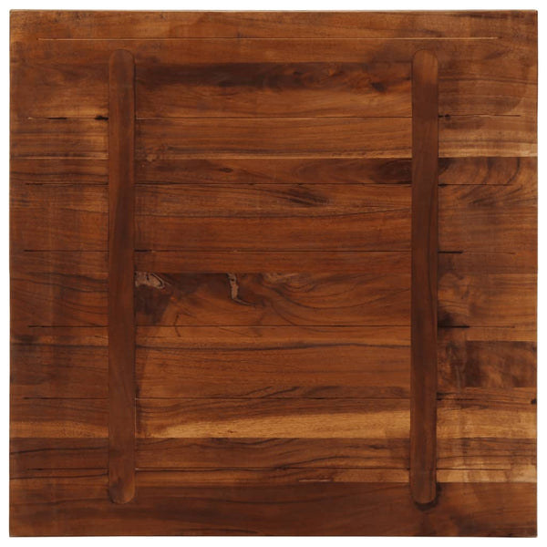 Quadratische Tischplatte Altholz 70x70 cm