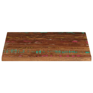 Quadratische Tischplatte Altholz 70x70 cm