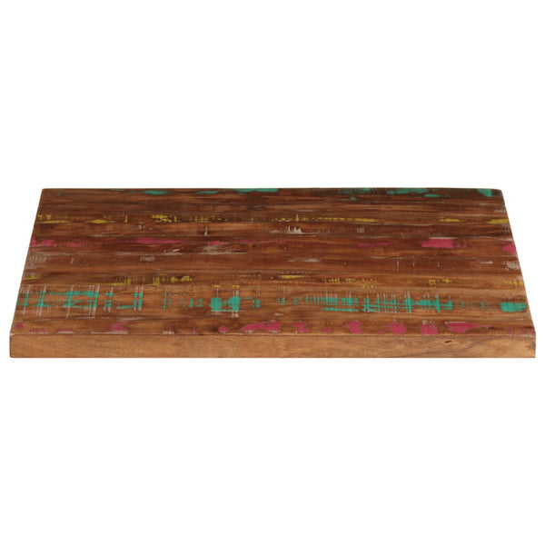 Quadratische Tischplatte Altholz 70x70 cm