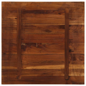 Quadratische Tischplatte Altholz 70x70 cm