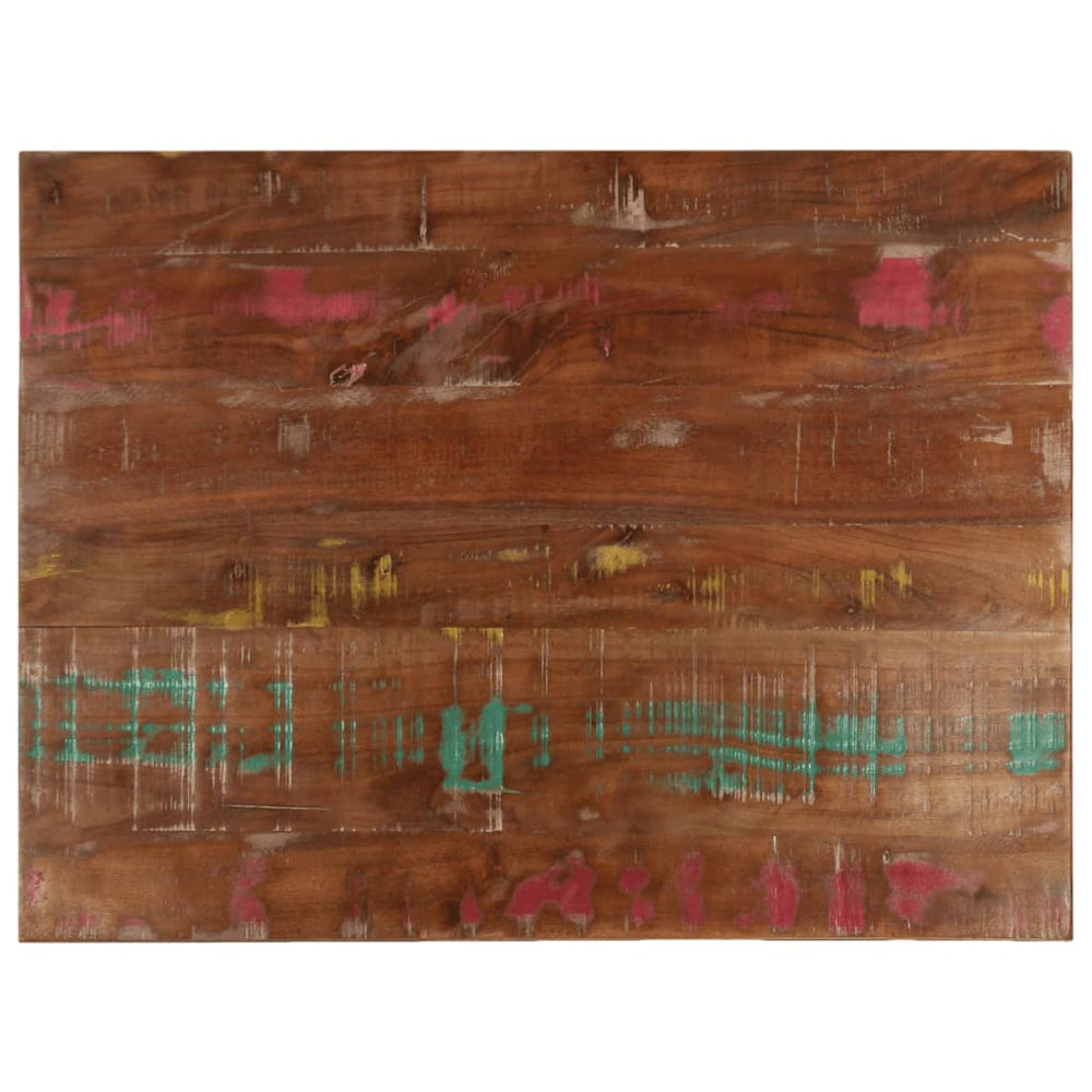 Massive Altholz Tischplatte 80x70 cm
