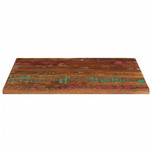Massive Altholz Tischplatte 80x70 cm