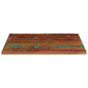 Massive Altholz Tischplatte 90x70 cm