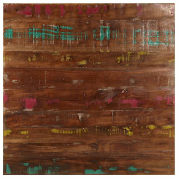 Quadratische Altholz Tischplatte 80x80 cm