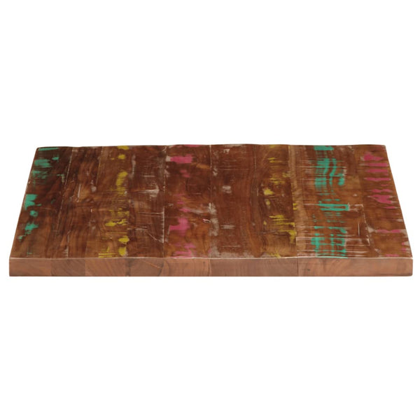 Quadratische Altholz Tischplatte 80x80 cm