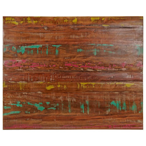 Massive Altholz Tischplatte 90x80 cm
