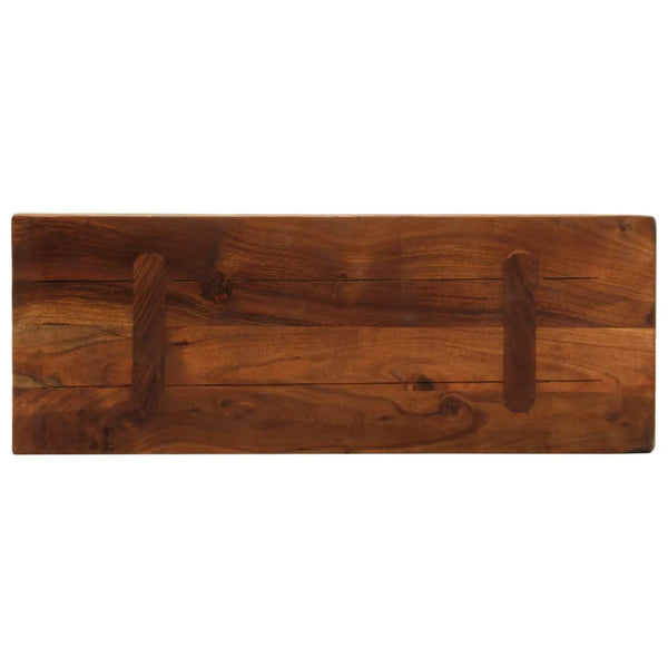 Massive Altholz Tischplatte 90x20 cm