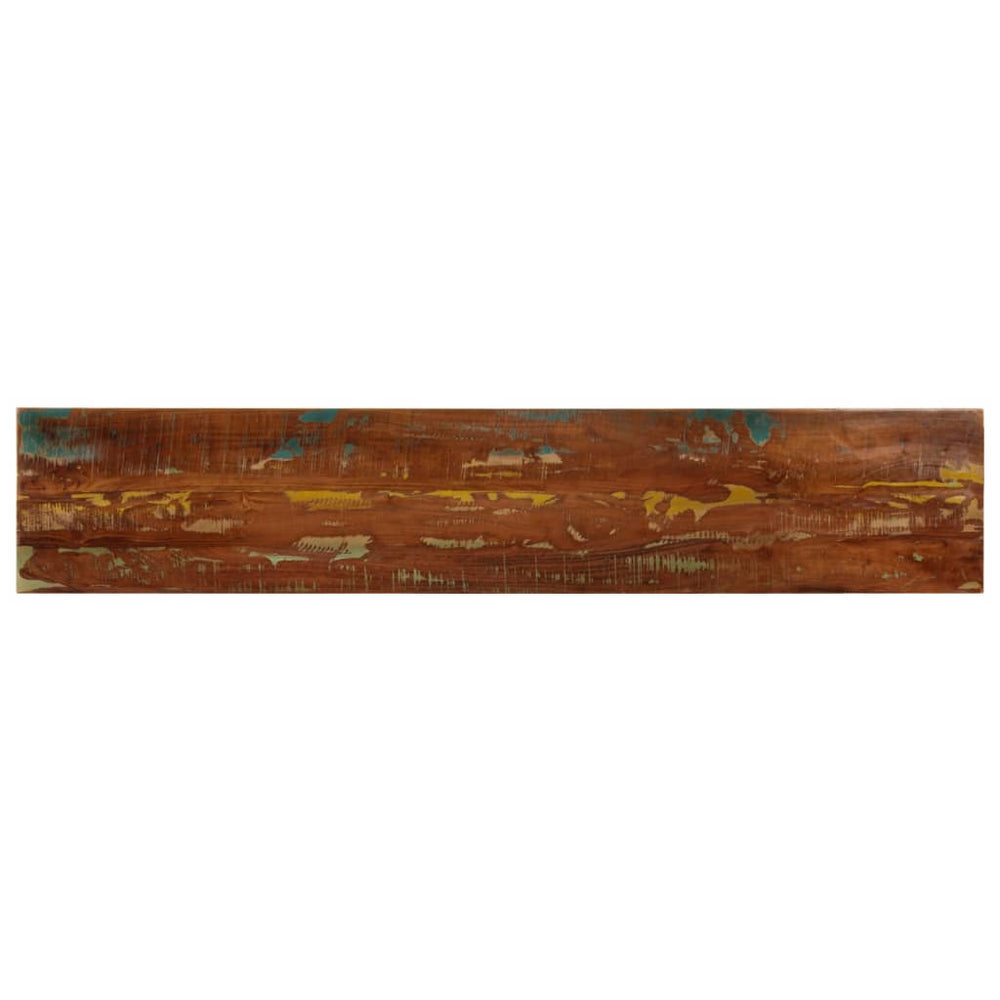 Massive Altholz Tischplatte Rechteckig 140x30 cm