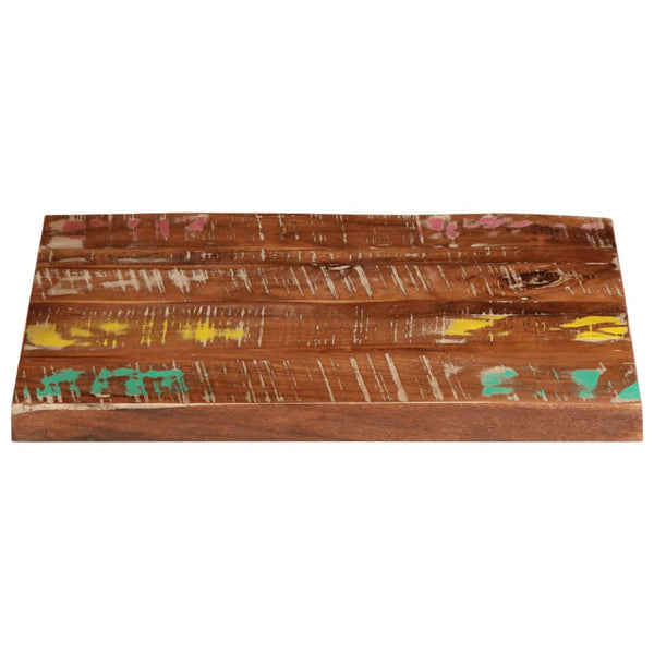 Quadratische Tischplatte Altholz 40x40 cm