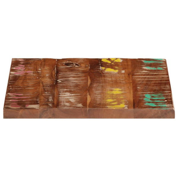 Quadratische Tischplatte Altholz 60x60 cm