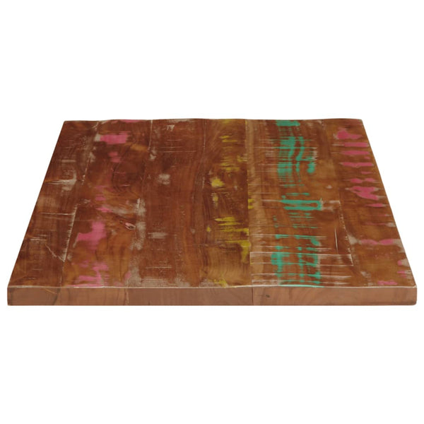 Massive Altholz Tischplatte 80x60 cm