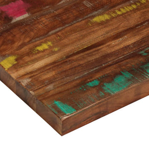 Quadratische Altholz Tischplatte 70x70 cm