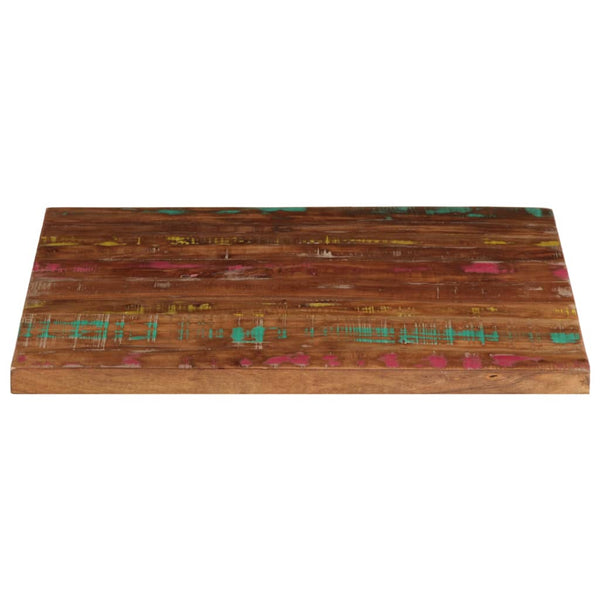 Quadratische Tischplatte Altholz 80x80 cm