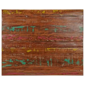 Massive Altholz Tischplatte 90x80 cm