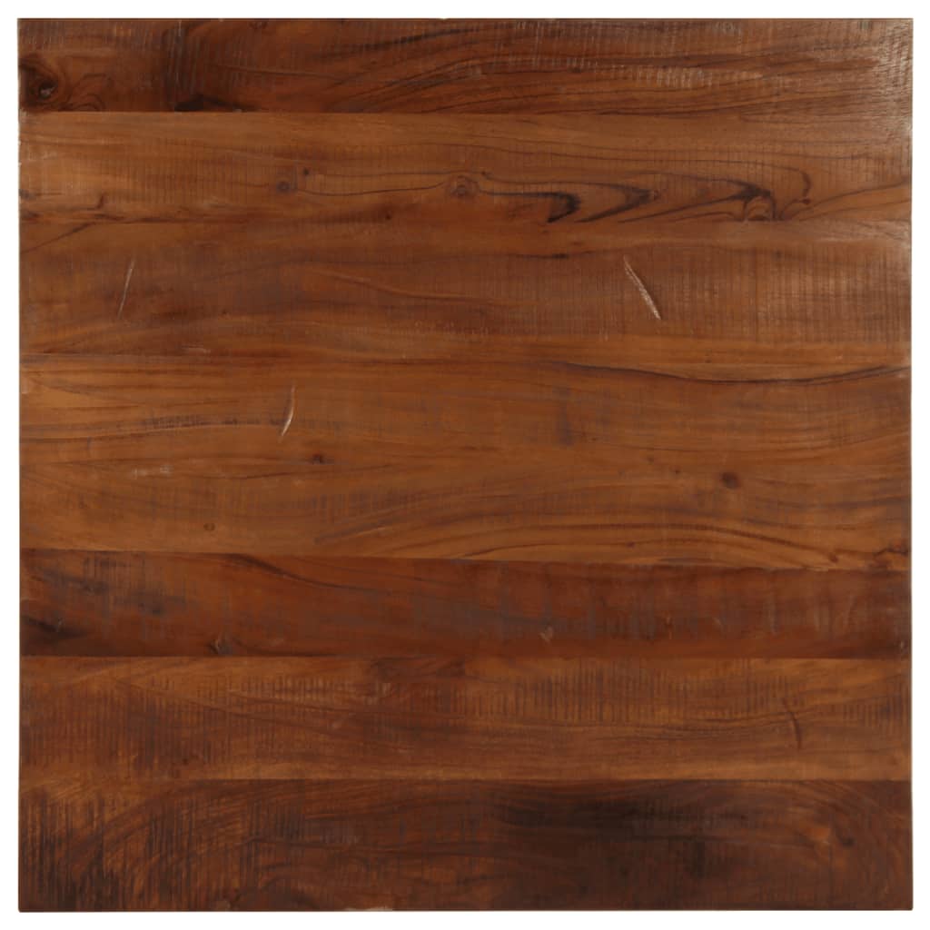 Quadratische Tischplatte Altholz 90x90 cm