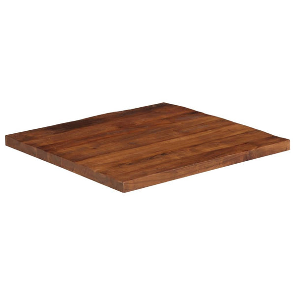 Quadratische Tischplatte Altholz 90x90 cm