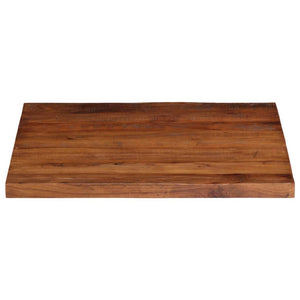 Quadratische Tischplatte Altholz 90x90 cm