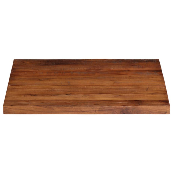 Quadratische Tischplatte Altholz 90x90 cm