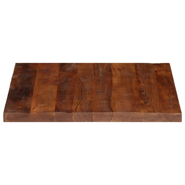 Quadratische Tischplatte Altholz 90x90 cm