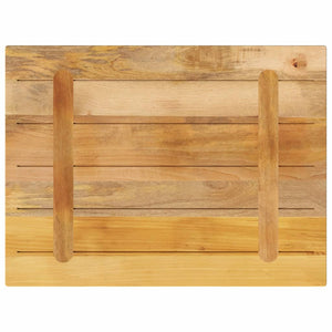 Massivholz Tischplatte Mango 90x50 cm