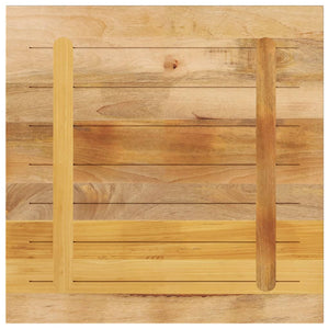 Quadratische Tischplatte 70x70 cm Mango Massivholz