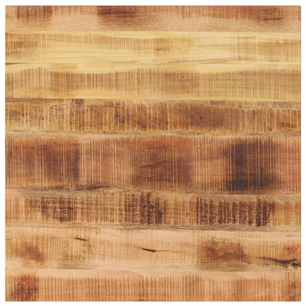 Quadratische Tischplatte Mango Massivholz 80x80 cm