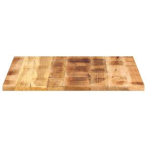 Quadratische Tischplatte Mango Massivholz 80x80 cm
