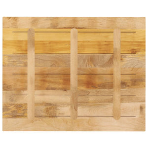 Massivholz Tischplatte Mango 90x80 cm