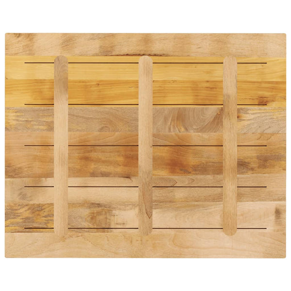 Massivholz Tischplatte Mango 90x80 cm