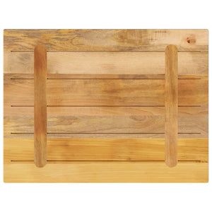 Massivholz Tischplatte Mango 80x70 cm