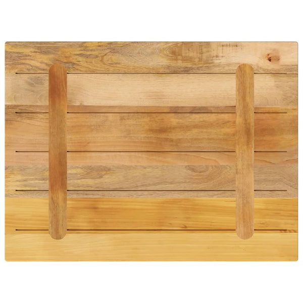 Massivholz Tischplatte Mango 80x70 cm
