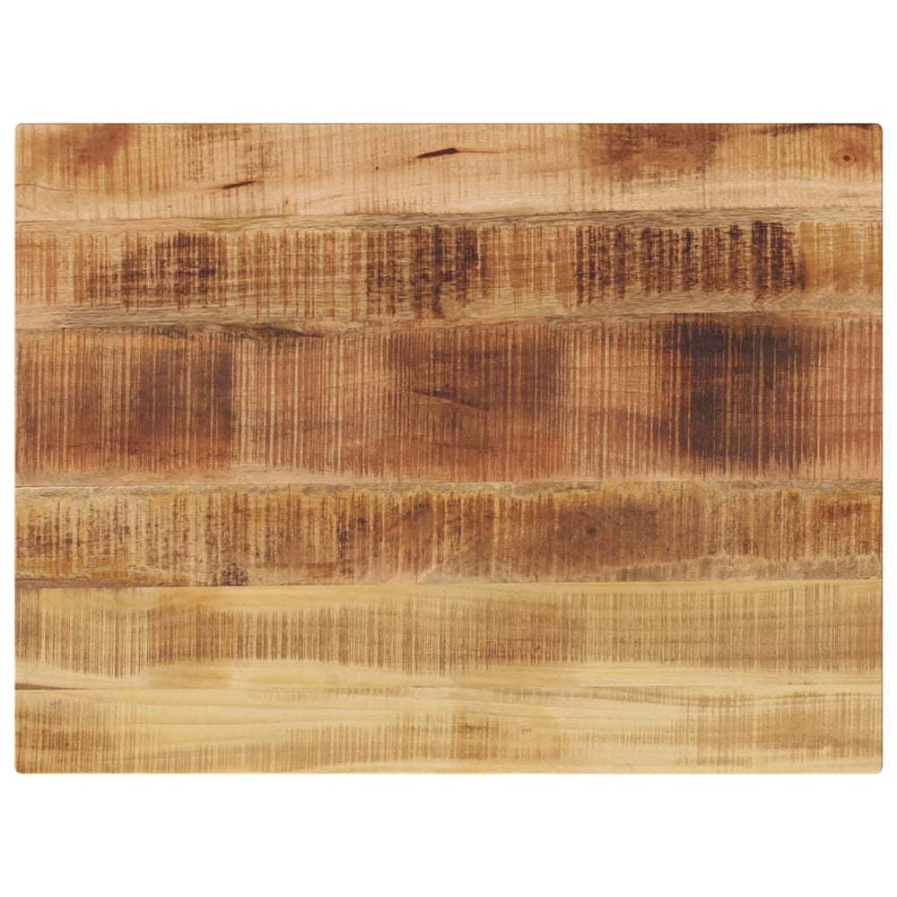 Massive Mango Holztischplatte 90x70 cm