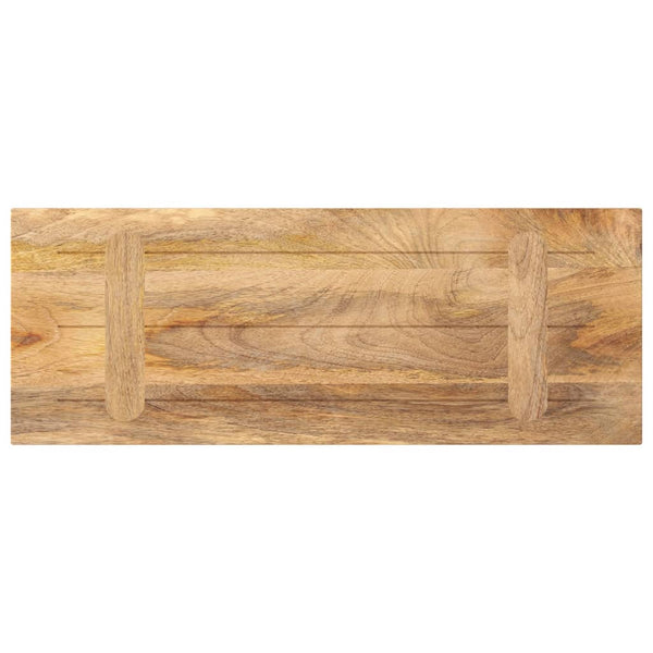 Massivholz Tischplatte Mango 90x40 cm