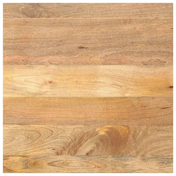 Quadratische Tischplatte Mango Massivholz 70x70 cm