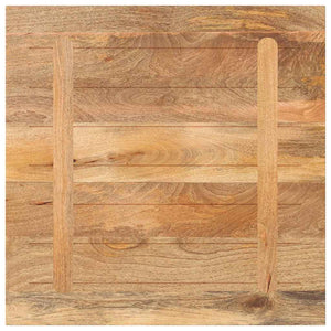 Quadratische Tischplatte Mango Massivholz 70x70 cm