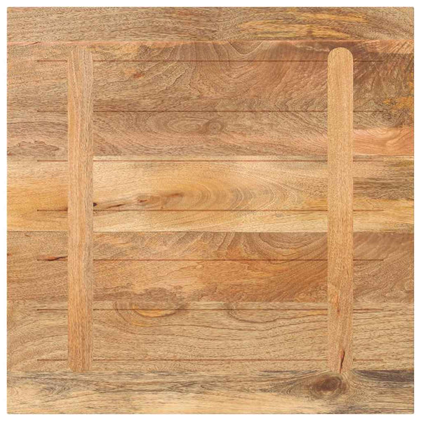 Quadratische Tischplatte Mango Massivholz 70x70 cm