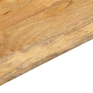 Quadratische Tischplatte Mango Massivholz 70x70 cm