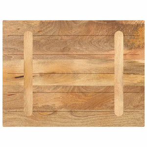 Massivholz Tischplatte Mango 90x70 cm