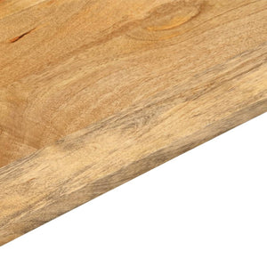 Massive Mango Holztischplatte 80x50 cm