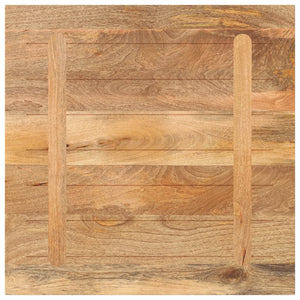 Quadratische Tischplatte Mango Massivholz 70x70 cm
