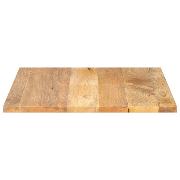 Quadratische Tischplatte Mango Massivholz 90x90 cm