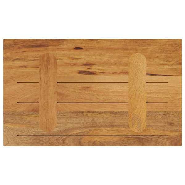 Massivholz Tischplatte Mango 50x20 cm