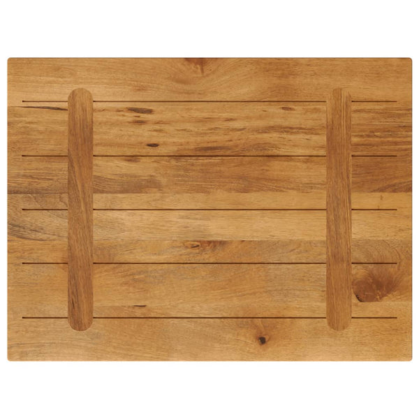 Mango Massivholz Tischplatte 80x70 cm
