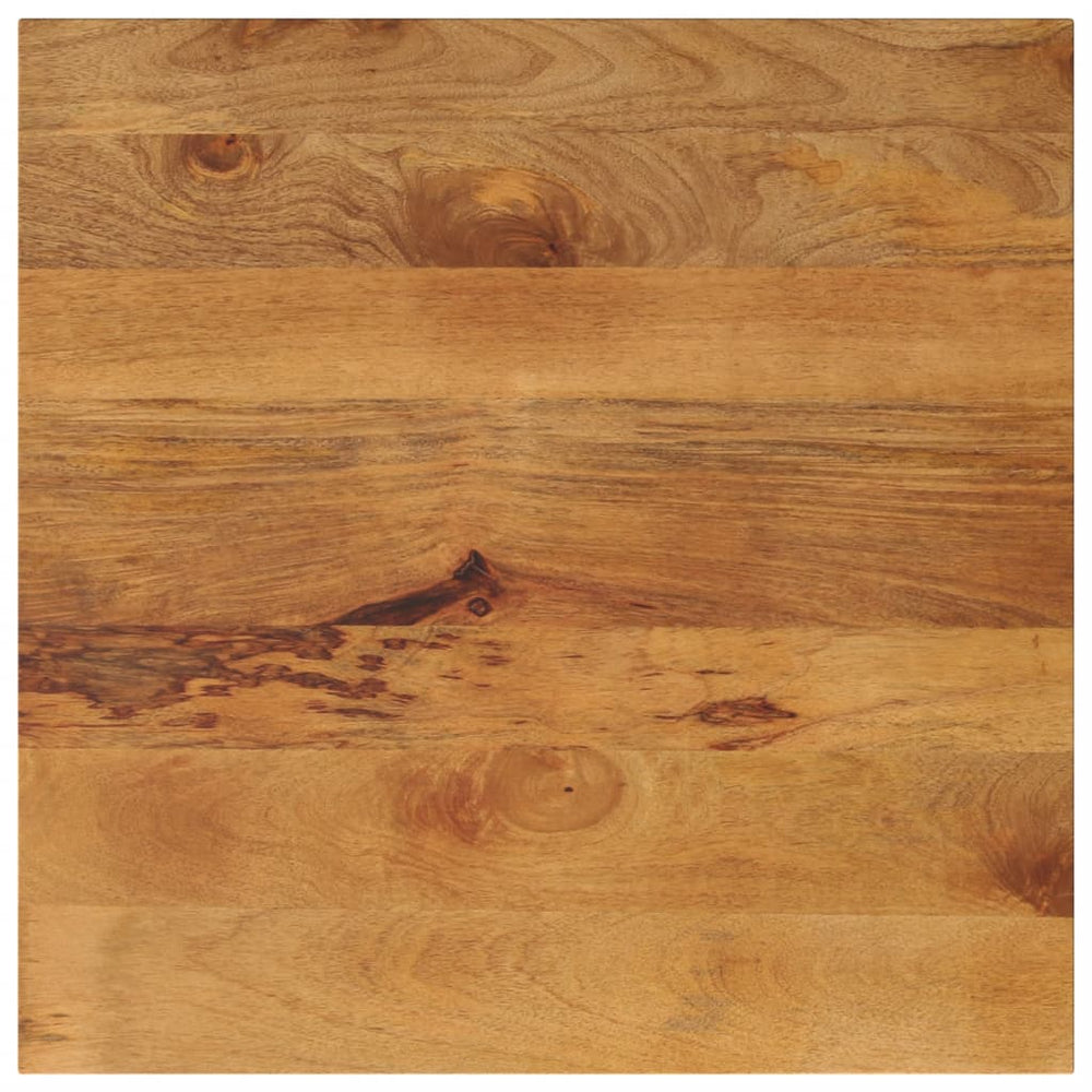 Quadratische Tischplatte Mango Massivholz 80x80 cm