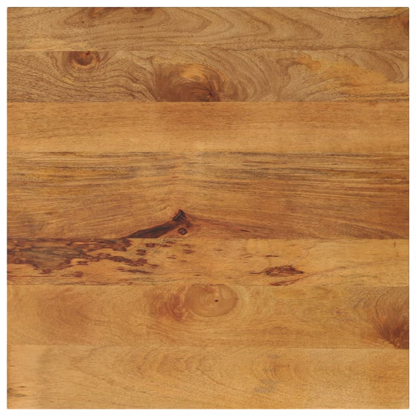 Quadratische Tischplatte Mango Massivholz 80x80 cm