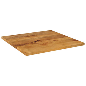 Quadratische Tischplatte Mango Massivholz 80x80 cm