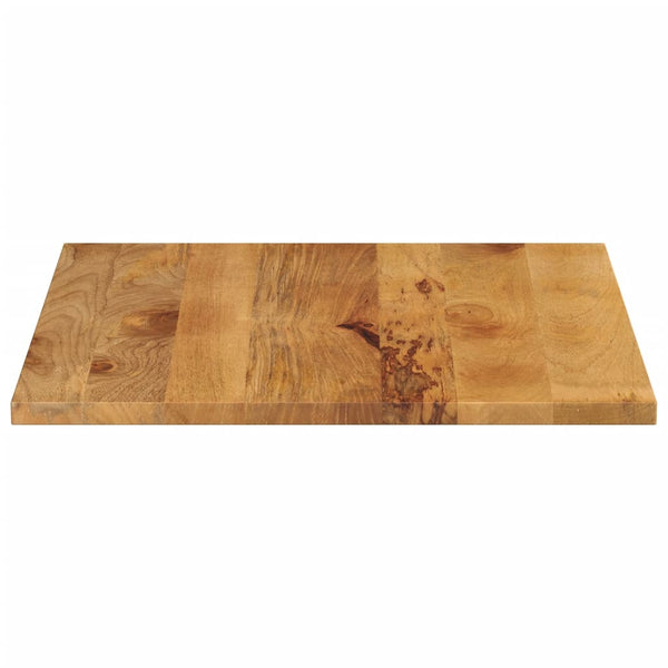 Quadratische Tischplatte Mango Massivholz 80x80 cm