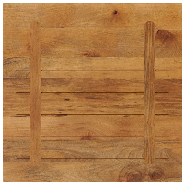 Quadratische Tischplatte Mango Massivholz 80x80 cm