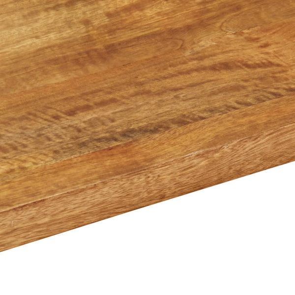 Quadratische Tischplatte Mango Massivholz 80x80 cm